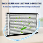 2-Pack 410 Air Filter Replacement Compatible with AprilAire Whole House Air Purifiers,Models 1410, 1610, 2410, 2416, 3410, 4400, MERV 11, Size: 16x25x4 Pleated HVAC AC Furnace Filter