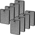 8 Pack DSTx HEPA + Carbon Filters Replacement Compatible with Clarifion DSTx Mini Personal Portable Air Purifiers for Home, Bedroom and Pets, Works for Dust, Smoke,Odors and Airborne Particles