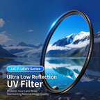 JJC 52mm Ultra Low Reflectivity UV Lens Protection Filter with 44 Multi-Coated, Waterproof Oil-Proof Scratch Resistant HD Camera Lens Filter