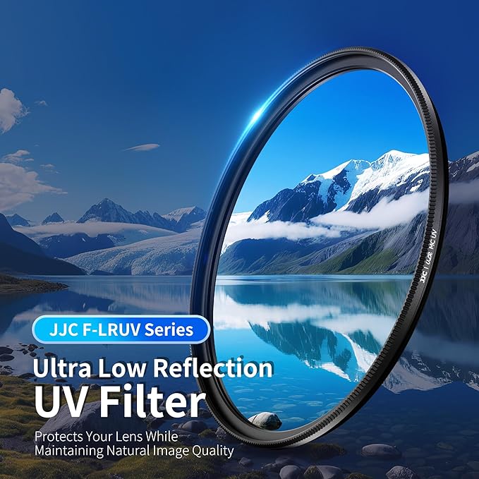 JJC 43mm Ultra Low Reflectivity UV Lens Protection Filter with 44 Multi-Coated, Waterproof Oil-Proof Scratch Resistant HD Camera Lens Filter