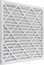 Aerostar 25x25x1 MERV 13, Pleated Air Filter, 24 1/2" x 24 1/2" x 3/4", Box of 6, Made in the USA