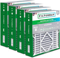 Filterbuy 21x21x5 Air Filter MERV 8 Essential Dust & Allergy Defense (4-Pack), Electrostatic Pleated HVAC AC Furnace Filters Replacement for Rheem, Ruud, & Protech (Actual Size: 20.63 x 20.63 x 4.38)