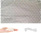 Privacy Screen Protector 1.6' x 32.8' Durable and UV Resistant Privacy Screen for Fence, Included Cable Zip Ties for Apartments, Deck, Porch, Patio, Railing, Outdoor Pool, Weaving Pattern