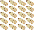 20pcs High Pressure Atomizer Nozzle Brass Misting Nozzles for Outdoor Cooling System, Landscaping, Greenhouse Irrigation, Air Humidification, Anti-Drip Fogging Spray Head(0.006"/0.15mm)