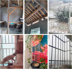 Livestock Fencing Roll Galvanised Welded Wire Mesh Roll Garden Chicken Wire Animals Enclosure for Chickens, Rabbits, Dogs, Window Guards Vegetable Protection for Indoor or Outdoor ( Size : L:1.5m-H:1m