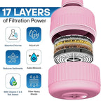 17-STAGE Bath Filter for Tub with Premium Design & Leak-Proof, 7000-Gallon Long-Life Cartridge with Vitamins C & E + Essential Minerals Removes Chlorine and Softens Hair, Skin & Nails | Patent Pending