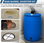 Rain Barrel Screen for Rain Barrel, 6 Inch Rain Barrel Cover for Rain Water Collection Barrel Diverter System, Rain Barrel Kit Vent Keep Mosquitos and Debris Out of Rain Barrels - Rain Barrel Parts