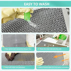 14x24x1 Electrostatic Air Filter, Washable & Reusable Aluminum AC/HVAC Furnace Filter, MERV 8, Lasts a Lifetime, Healthier Home or Office(Actual Size: 13.38"x23.38"x0.86")