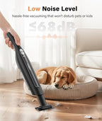 Handheld Vacuum Cordless,24KPA High Power Car Vacuum with Brushless Motor,LED Light,Charging Dock,Rechargeable Hand Held Vacuum Cleaner with Reusable Filter for Car,Home,Office,Pet Pair,Bk