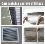 Carbon Fabric Filter - 16" x 48" x 0.2" Activated Charcoal HEPA AC Vent Filter - 1 Pack