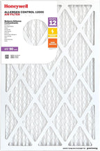 Honeywell 20x25x1 MERV 12 Electrostatic Pleated HVAC AC Furnace Air Filter (12-Pack) | Replacement Filter for Home Use | Made in USA
