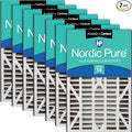 Nordic Pure 16x25x3 (Actual Size: 15 13/16 x 24 5/16 x 3) MERV 14 Plus Carbon Trion Bear Cub 266649-101 Replacement Pleated AC Furnace Air Filters 7 Pack