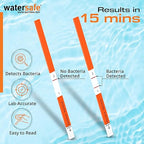 Pool and Spa Rapid Bacteria Test by Watersafe, Detects Down to 1 Bacteria/μL in 15 Minutes, Including E. coli and Salmonella. 20 Tests.