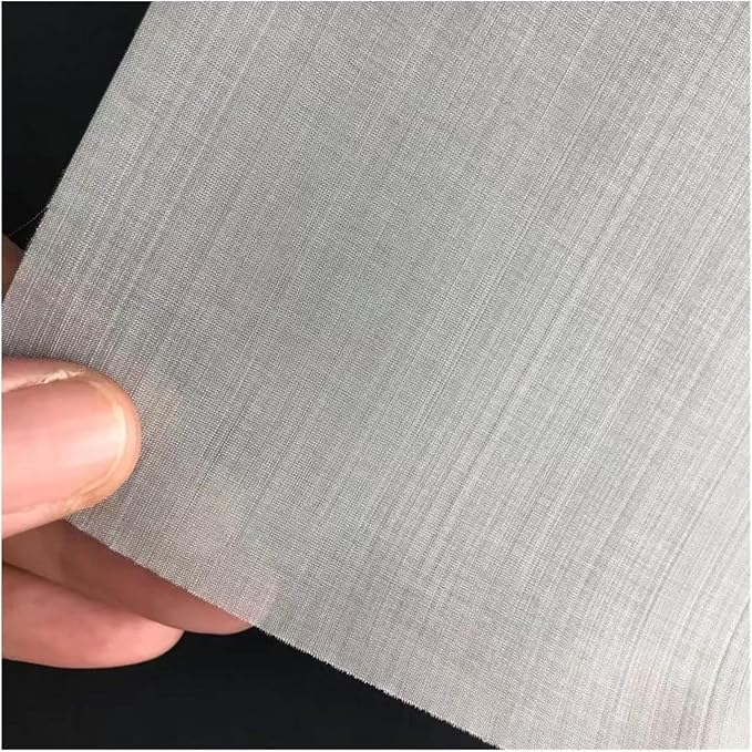 Ultra Fine Stainless Steel Mesh Sheet 250 Mesh, Metal Wire Cloth Screen, Precision Filtration Fabric for Industrial and Household Use