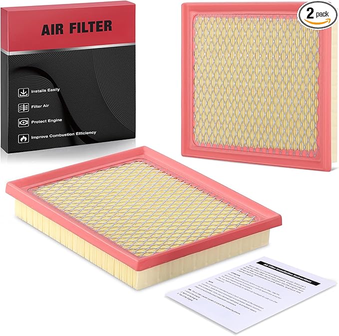 BDFHYK Engine Air Filter CA10741 Compatible with Toyota RAV4 2016-2018, Prius 2010-2015, Prius V 2012-2018, Compatible with Lexus CT200h 2011-2017, NX300h 2015-2021, Replace# 1780137021, 2 Packs