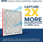 Filtrete 20x23x1 AC Furnace Air Filter, MERV 11, MPR 1000, Micro Allergen Defense, 3-Month Pleated 1-Inch Electrostatic Air Cleaning Filter, 2 Pack