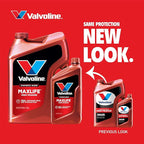 Valvoline High Mileage with MaxLife Technology 20W-50 Synthetic Blend Motor Oil 1 Quart