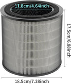 Air Filter, Compatible For Philips, Air Purifiers AC0950/10 AC0951/13 AC0820/10 AC0830 AC0650/10 AC0651/10 AC3210 AC3220 AC4220(FY3200)