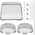 TONDA RV Furnace Vent Screen, Bug Screens Heater Vent Cover for Camper with Installation Tool and Silicone Rubber, 2 Round and 1 Square
