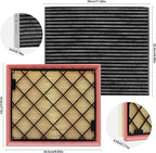 Comb Engine Cabin Air Filter for Lincoln Mkz 2020 2019 2018 2017 2016 2015 2014 2013 (Except Hybrid)