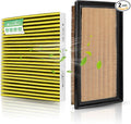 Engine and Cabin Air Filter Combo for RAV4 Hybrid 2019-2025,Camry Hybird 2018-2026,Highlander Hybrid 2020-2025,Sienna Venza 2021-2025 automotive replacement air filters #CF12157 CA12289