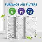 LotFancy 14x25x1 Air Filter MERV 11 6-Pack, Electrostatic Pleated AC Furnace Air Filter, Captures Dust, Smog & Pet Dander, Actual Size: 13.75"x24.75"x0.75"