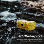 Evergreen 57 Waterproof Dry Box Protective Case with Pick & Pluck Foam - Travel Safe/Mil Spec/USA Made - for Cameras, Phones, Hiking, Boating, Water Sports, Action Cams (Blue)