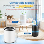 4 Pack P60 Replacement Filter Only Compatible with TPLMB/YARIKI P60 Air Purifier and Vhoiu KJ50 Air Purifier, 3-in-1 Nylon Pre-Filter, HEPA Filter and High-Efficiency Carbon