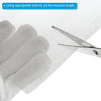 PATIKIL 40" L x 10" W Woven Wire Mesh, 30 Mesh 304 Stainless Steel Air Vent Filter Screen with Gloves for Window Security Vent Cover Filtration Animals Fence