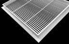 20" X 40" Aluminum Return Filter Grille - Easy Airflow - Linear Bar Grilles [Outer Dimensions: 22.5w X 42.5h]