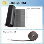 78x12 inch Customizable DIY Floor Vent Covers, Magnetic PVC Vent Mesh for Wall, Ceiling & Home Floor, PC Case Dust Mesh Filter
