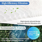 5 Pack 16x20x1 MERV 11 Air Filter Refills, Replaceable Filter Media only for 16x20x1 Reusable Frame (Frame Not Included)