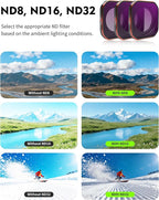 Black Mist 1/4 Filter for Insta360 Ace Pro2, Cinematic Diffusion Filter, Softens Highlights & Skin Blemishes, Creates Dreamy Halation and Film-Like Looks