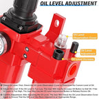TAILONZ PNEUMATIC 3/8 Inch NPT Air Filter Pressure Regulator Water/Oil Trap Separator Combo(0-150PSI),Air Tool Compressor Filter with Gauge AC3010-03M(Manual Drainage)
