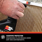 K&N HVAC Filter Cleaner: 32 Oz Spray Bottle Filter Cleaner and Refresher; Restores K&N Home Air Filter Performance; 99-6010