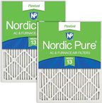 Nordic Pure 12x12x1 (Actual Size: 11 3/4 x 11 3/4 x 3/4) Pleated MERV 13 Air Filters 2 Pack