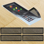 Magnetic Floor Register Vent Covers, 4 x 14 Inch Air Vent Filter Mesh, Sticky Magnet PVC Vent Screen Net for Wall Ceiling Floor Catches Toys Snacks Pet Hair and Pet Food 4 Pack