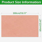 Copper Mesh Screen - 23.6" x 118", 40 Mesh, Dense Filter 99.9% Pure Copper Fabric DIY Kit for Window Protection