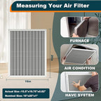 16x20x1 Reusable Air Filter, Washable, MERV 8, Permanent Electrostatic Air Filter, Lasts a Lifetime, Breathe Safely at Home or in the Office