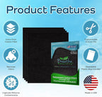 Breathe Naturally - Replacement Filters Compatible with Honeywell Air Purifier HPA300, HPA300 or HRF-R3 Series – Activated Carbon Prefilter – 12" x 17.2", 14" x 17.2" - Easy Replacement - (Pack of 4)