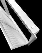 20" X 40" Aluminum Return Filter Grille - Easy Airflow - Linear Bar Grilles [Outer Dimensions: 22.5w X 42.5h]