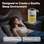 Core 300 Pet Care Replacement Filter for LEVOIT Core 300 Core 300-P Core 300S Vortex Air Air Purifier, 3-in-1 H13 Grade True HEPA High-Efficiency Activated Carbon, Core 300-RF-PA, 2 Pack, Yellow