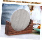 Luxshiny 3pcs Stainless Maker Filter Mesh for Espresso Machines Reusable Fine Filter Screen for Uniform Extraction Office