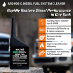 Archoil Ultimate Diesel Kit - AR9100 Friction Modifier (16oz) + AR6500 Diesel Treatment (40oz) + AR6400-D Diesel Fuel System Cleaner (12oz)