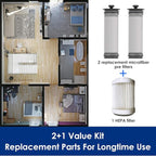 Tineco Filter Replacement Kit with 2 Pre-Filters and 1 HEPA Filter, Kit for A10 & A11 & S10 & S11 Series Vacuum Cleaner