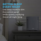 Pure Enrichment PureZone Air Purifier for Bedroom & Living Room, 4-Stage Filtration & UV-C Light, H13 HEPA Filter Helps Remove Bacteria, Pet Hair Dander, Allergens, Germs, Smoke, Dust (Gray)