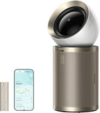 Dreame Smart Air Purifier PM10 for Home Large Room, Cleans 7,534 ft² in One Hour with 4 Filters, Dual-way Air Oulets, Al Tracking, Air Quality Monitor with 7 Sensors, 2-in-1 Purifier & Fan, Gold