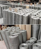 Stainless Steel Woven Wire Mesh, 14 Mesh Rodent Control Cage Net Garden Insect Screen Corrosion-Resistant Filter - 1.54mm Hole