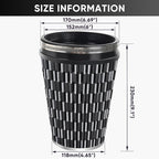 6" 152mm Cold Air Intake Filter Clamp-On Replacement High Flow Inlet Air Filter High Performance Washable Cone Filter 9" Tall Carbon Fiber Pattern