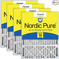 Nordic Pure 20x25x5 (Actual Size: 19 3/4 x 24 3/4 x 4 3/8) Lennox X6673 X6675 Replacement MERV 10 Air Filters 4 Pack